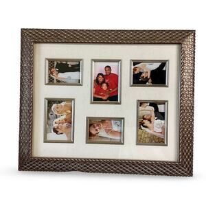 MCS Champagne Diamond Collage Frame